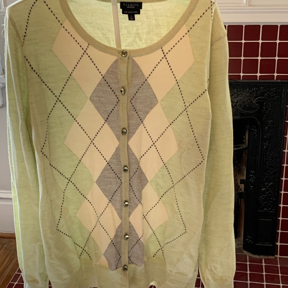 Talbots pure merino wool cardigan. Never worn retail 150